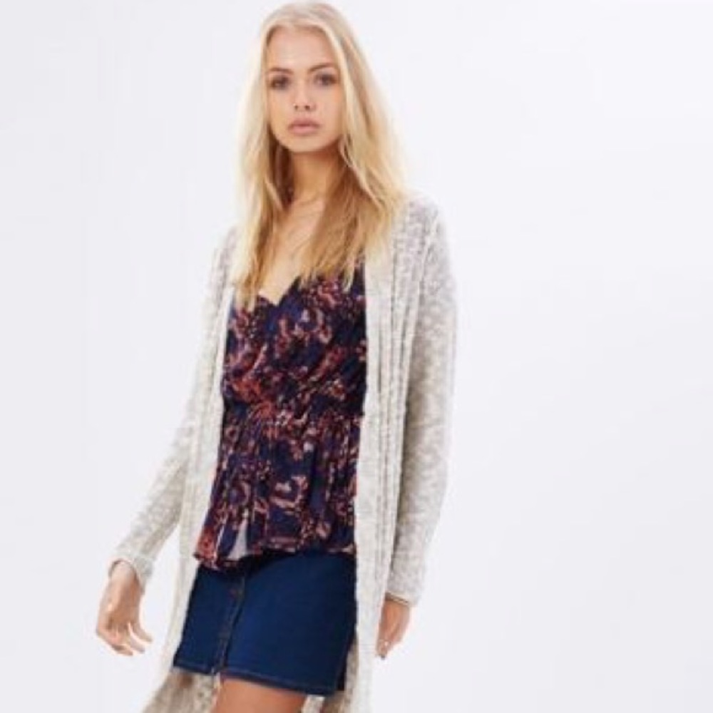 FreePeople beige Cardigan